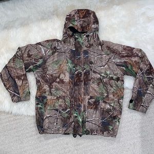 10X APG Real Tree Camouflage Hunting Jacket Silent Stalker Fabric Lined